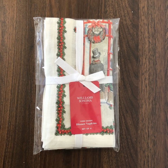 Williams Sonoma Town Square Napkins, Set of 4 - Picture 6 of 7